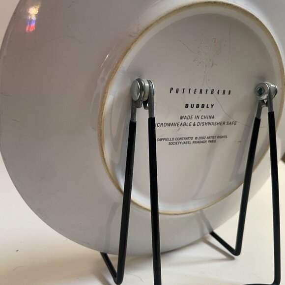 Pottery Barn “Contratto” Bubbly Decorative Plate - Picture 4 of 6